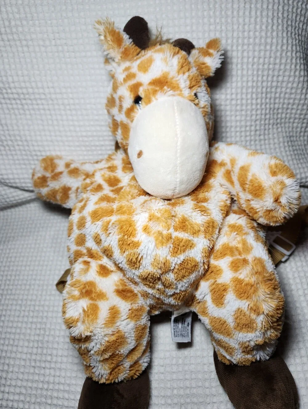 Plush Giraffe Soft Toy Backpack - Brown & White